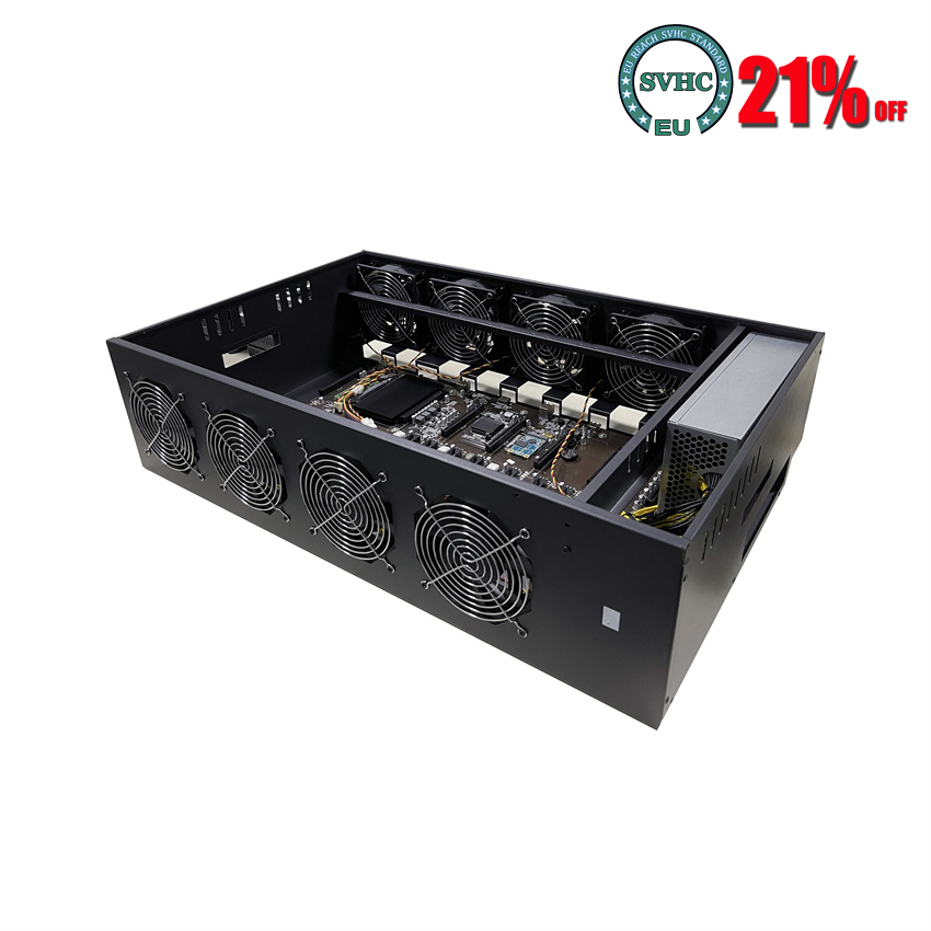 2000W Atx Mining Power Supply - Şasi bir Set madencilik makine şasi