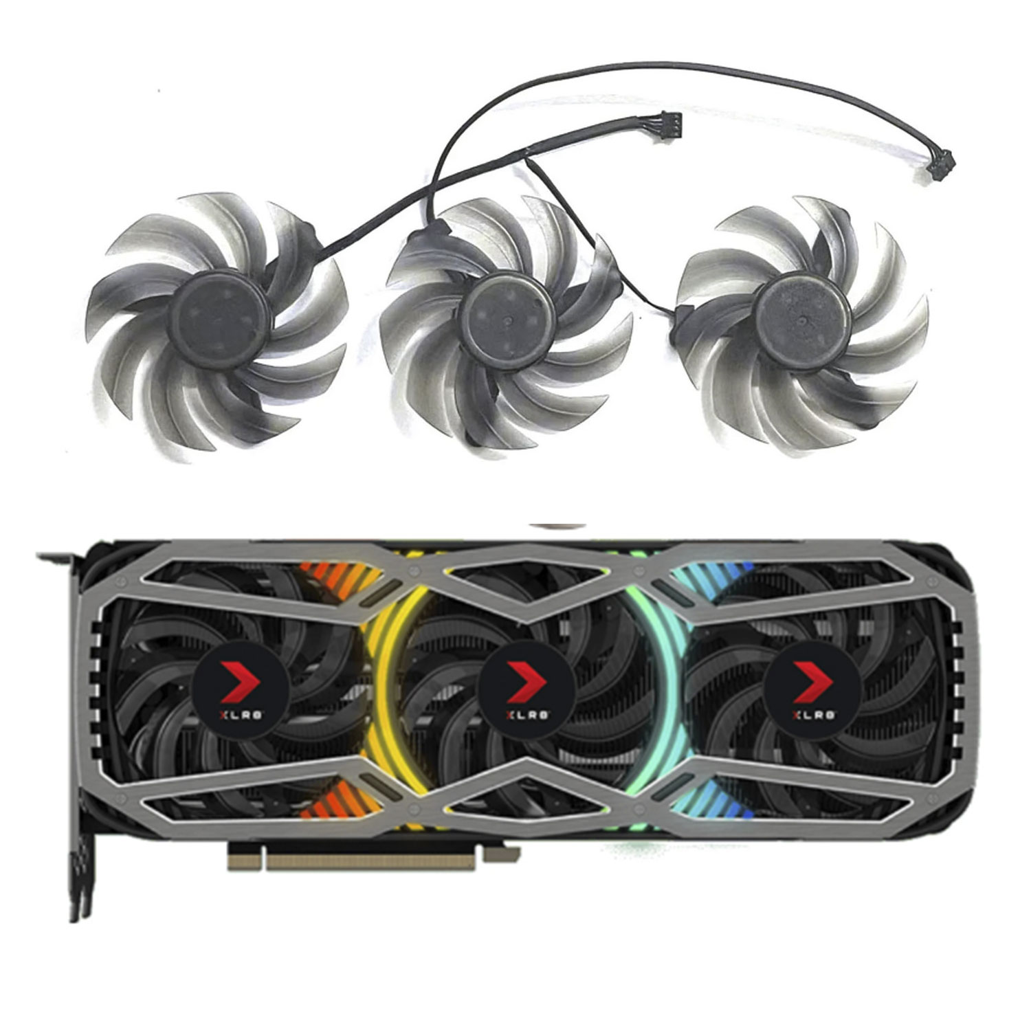Rtx 3090 24Gb Graphics Card - 82MM FD8015U12D PNY RTX 3070 3070Ti