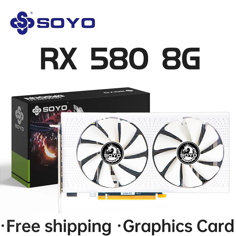 Rtx 3070 8Gb Graphics Card - SOYO AMD Radeon RX580 8 GB